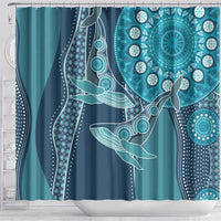 South Africa Whale Fes Shower Curtain African Shwe Shwe Pattern - Wonder Print Shop