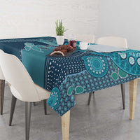 South Africa Whale Fes Tablecloth African Shwe Shwe Pattern - Wonder Print Shop