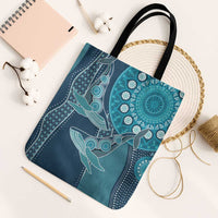 South Africa Whale Fes Tote Bag African Shwe Shwe Pattern - Wonder Print Shop