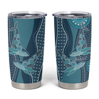 Personalized South Africa Whale Fes Tumbler Cup African Shwe Shwe Pattern - Wonder Print Shop