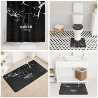 Darfur Sudan Strong Bathroom Set Pray for Tarseen - Wonder Print Shop