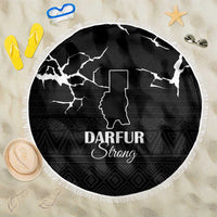 Darfur Sudan Strong Beach Blanket Pray for Tarseen - Wonder Print Shop