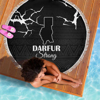 Darfur Sudan Strong Beach Blanket Pray for Tarseen - Wonder Print Shop
