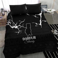 Darfur Sudan Strong Bedding Set Pray for Tarseen - Wonder Print Shop
