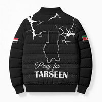Darfur Sudan Strong Bomber Puffer Jacket Pray for Tarseen - Wonder Print Shop