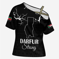 Darfur Sudan Strong Cross Shoulder Shirt Pray for Tarseen - Wonder Print Shop
