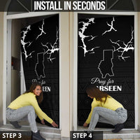 Darfur Sudan Strong Door Cover Pray for Tarseen - Wonder Print Shop