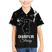 Darfur Sudan Strong Family Matching Mermaid Dress and Hawaiian Shirt Pray for Tarseen - Wonder Print Shop