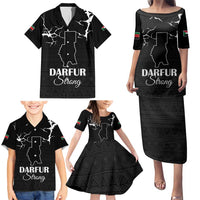 Darfur Sudan Strong Family Matching Puletasi and Hawaiian Shirt Pray for Tarseen - Wonder Print Shop