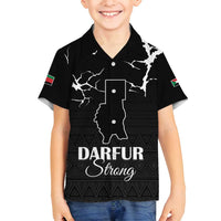 Darfur Sudan Strong Family Matching Tank Maxi Dress and Hawaiian Shirt Pray for Tarseen - Wonder Print Shop