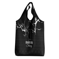 Darfur Sudan Strong Grocery Bag Pray for Tarseen - Wonder Print Shop