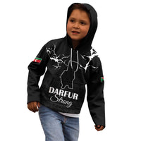Darfur Sudan Strong Kid Hoodie Pray for Tarseen - Wonder Print Shop