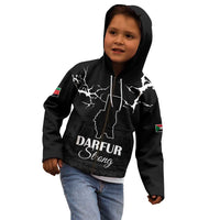 Darfur Sudan Strong Kid Hoodie Pray for Tarseen - Wonder Print Shop