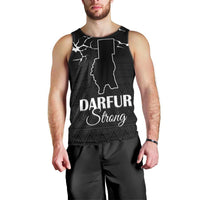 Darfur Sudan Strong Men Tank Top Pray for Tarseen - Wonder Print Shop