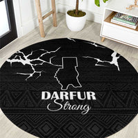 Darfur Sudan Strong Round Carpet Pray for Tarseen - Wonder Print Shop