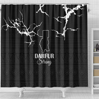 Darfur Sudan Strong Shower Curtain Pray for Tarseen - Wonder Print Shop