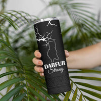 Darfur Sudan Strong Skinny Tumbler Pray for Tarseen - Wonder Print Shop
