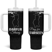 Darfur Sudan Strong Tumbler With Handle Pray for Tarseen - Wonder Print Shop