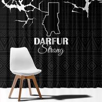 Darfur Sudan Strong Window Curtain Pray for Tarseen - Wonder Print Shop