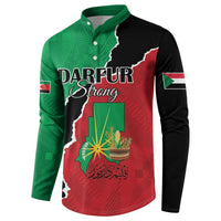 Personalized Sudan Button Sweatshirt Darfur Be Strong - Wonder Print Shop