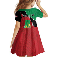 Personalized Sudan Family Matching Long Sleeve Bodycon Dress and Hawaiian Shirt Darfur Be Strong - Wonder Print Shop