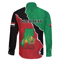 Personalized Sudan Family Matching Puletasi and Hawaiian Shirt Darfur Be Strong - Wonder Print Shop
