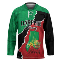 Personalized Sudan Hockey Jersey Darfur Be Strong - Wonder Print Shop