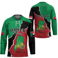 Personalized Sudan Hockey Jersey Darfur Be Strong - Wonder Print Shop