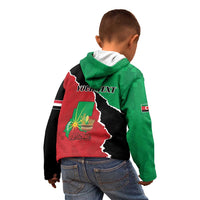 Personalized Sudan Kid Hoodie Darfur Be Strong - Wonder Print Shop