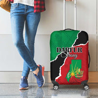 Sudan Luggage Cover Darfur Be Strong - Wonder Print Shop