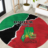Sudan Round Carpet Darfur Be Strong - Wonder Print Shop