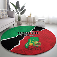 Sudan Round Carpet Darfur Be Strong - Wonder Print Shop