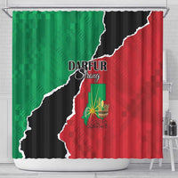 Sudan Shower Curtain Darfur Be Strong - Wonder Print Shop