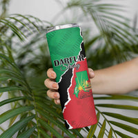 Personalized Sudan Skinny Tumbler Darfur Be Strong - Wonder Print Shop