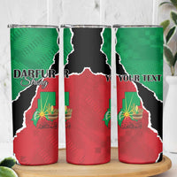Personalized Sudan Skinny Tumbler Darfur Be Strong - Wonder Print Shop