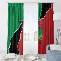 Sudan Window Curtain Darfur Be Strong - Wonder Print Shop