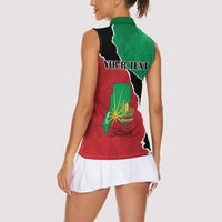 Personalized Sudan Women Sleeveless Polo Shirt Darfur Be Strong - Wonder Print Shop