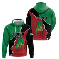 Personalized Sudan Zip Hoodie Darfur Be Strong - Wonder Print Shop