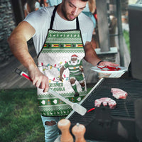 Zimbabwe Rugby Christmas Apron The Sables Krismes Yakanaka - Wonder Print Shop