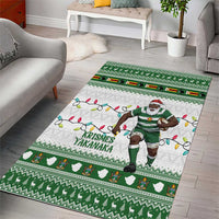 Zimbabwe Rugby Christmas Area Rug The Sables Krismes Yakanaka - Wonder Print Shop