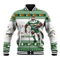 Zimbabwe Rugby Christmas Baseball Jacket The Sables Krismes Yakanaka - Wonder Print Shop