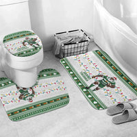 Zimbabwe Rugby Christmas Bathroom Set The Sables Krismes Yakanaka - Wonder Print Shop