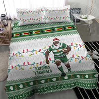 Zimbabwe Rugby Christmas Bedding Set The Sables Krismes Yakanaka - Wonder Print Shop