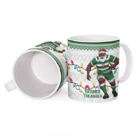 Zimbabwe Rugby Christmas Ceramic Mug The Sables Krismes Yakanaka - Wonder Print Shop
