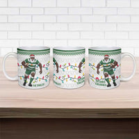 Zimbabwe Rugby Christmas Ceramic Mug The Sables Krismes Yakanaka - Wonder Print Shop