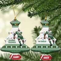 Zimbabwe Rugby Christmas Ceramic Ornament The Sables Krismes Yakanaka - Wonder Print Shop