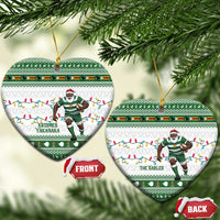 Zimbabwe Rugby Christmas Ceramic Ornament The Sables Krismes Yakanaka - Wonder Print Shop