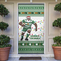 Zimbabwe Rugby Christmas Door Cover The Sables Krismes Yakanaka - Wonder Print Shop