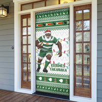 Zimbabwe Rugby Christmas Door Cover The Sables Krismes Yakanaka - Wonder Print Shop