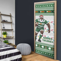 Zimbabwe Rugby Christmas Door Cover The Sables Krismes Yakanaka - Wonder Print Shop